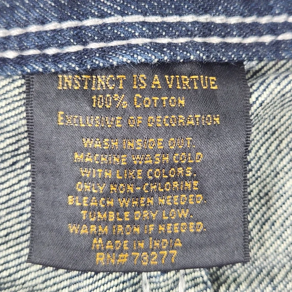 Helix‎ Mens Slim Bootcut Jeans Dark Wash Denim 36W 30L 100 Cotton 12413